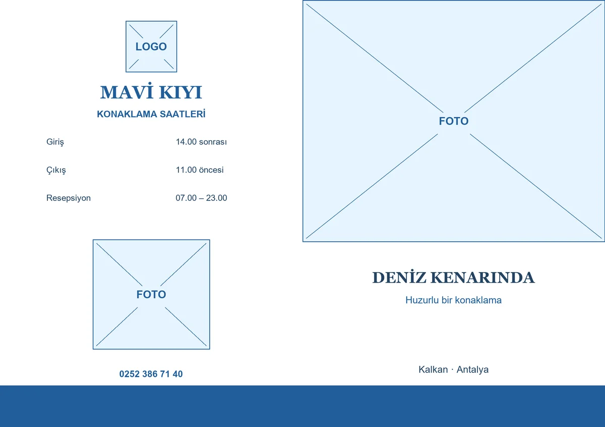 Mavi Kıyı — ön yüz