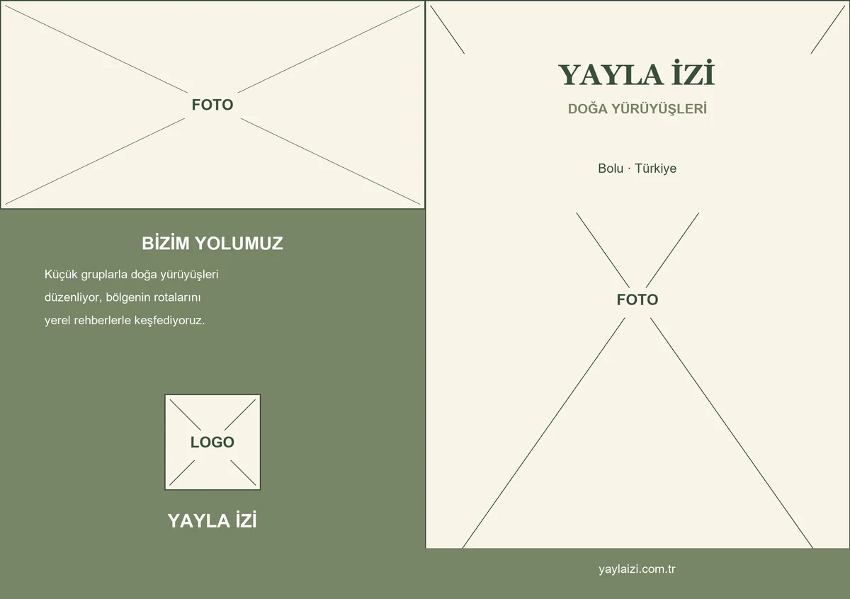 Yayla İzi — ön yüz