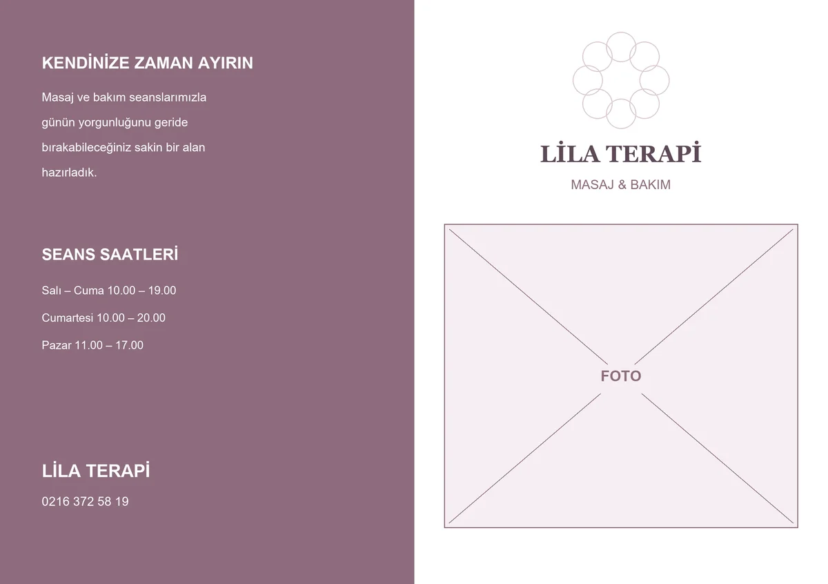 Lila Terapi — ön yüz