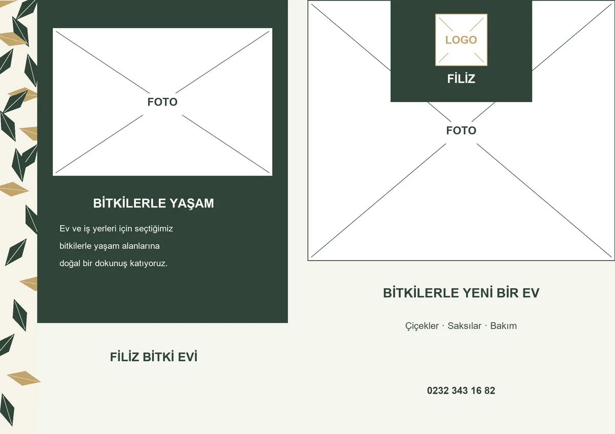 Filiz Bitki Evi — ön yüz