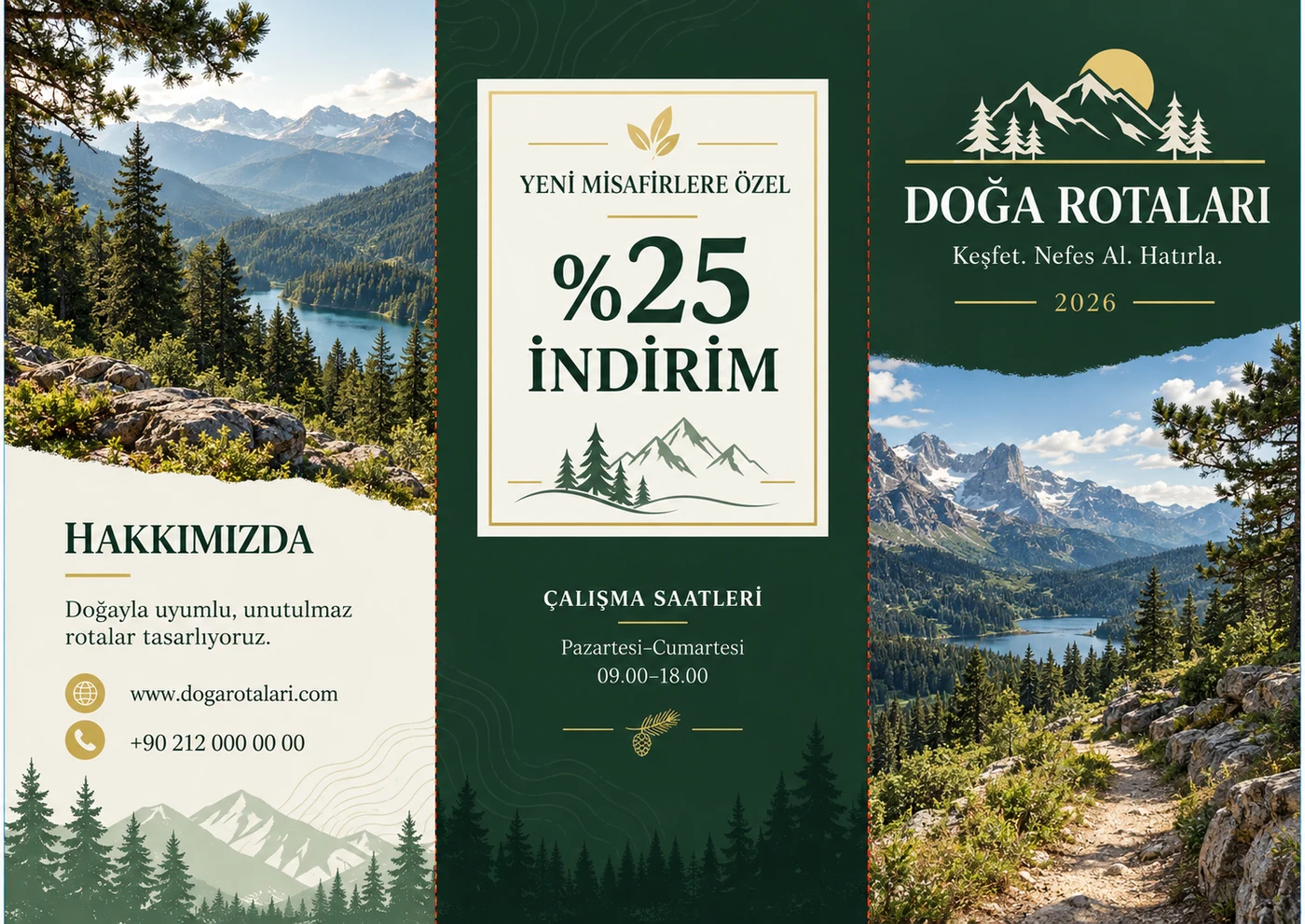 Doğa Rotaları — ön yüz