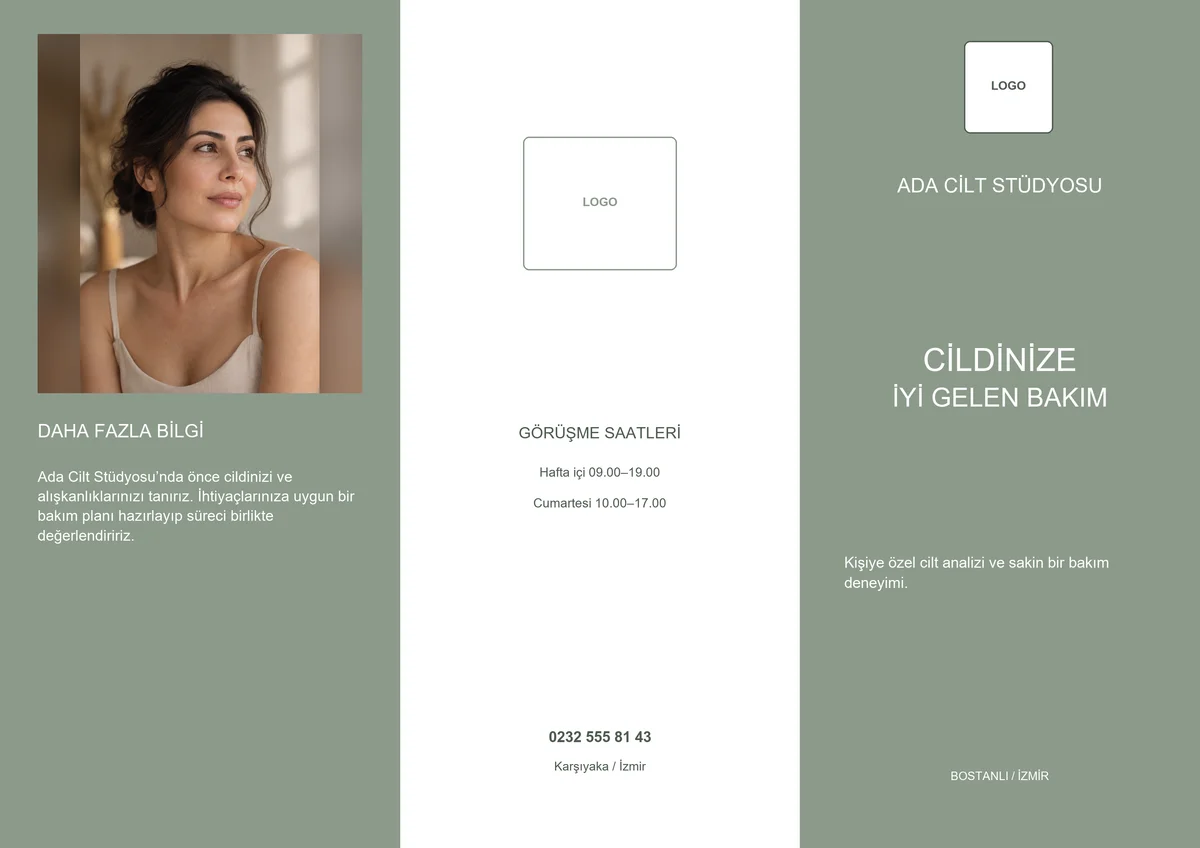 Ada Cilt Stüdyosu — ön yüz