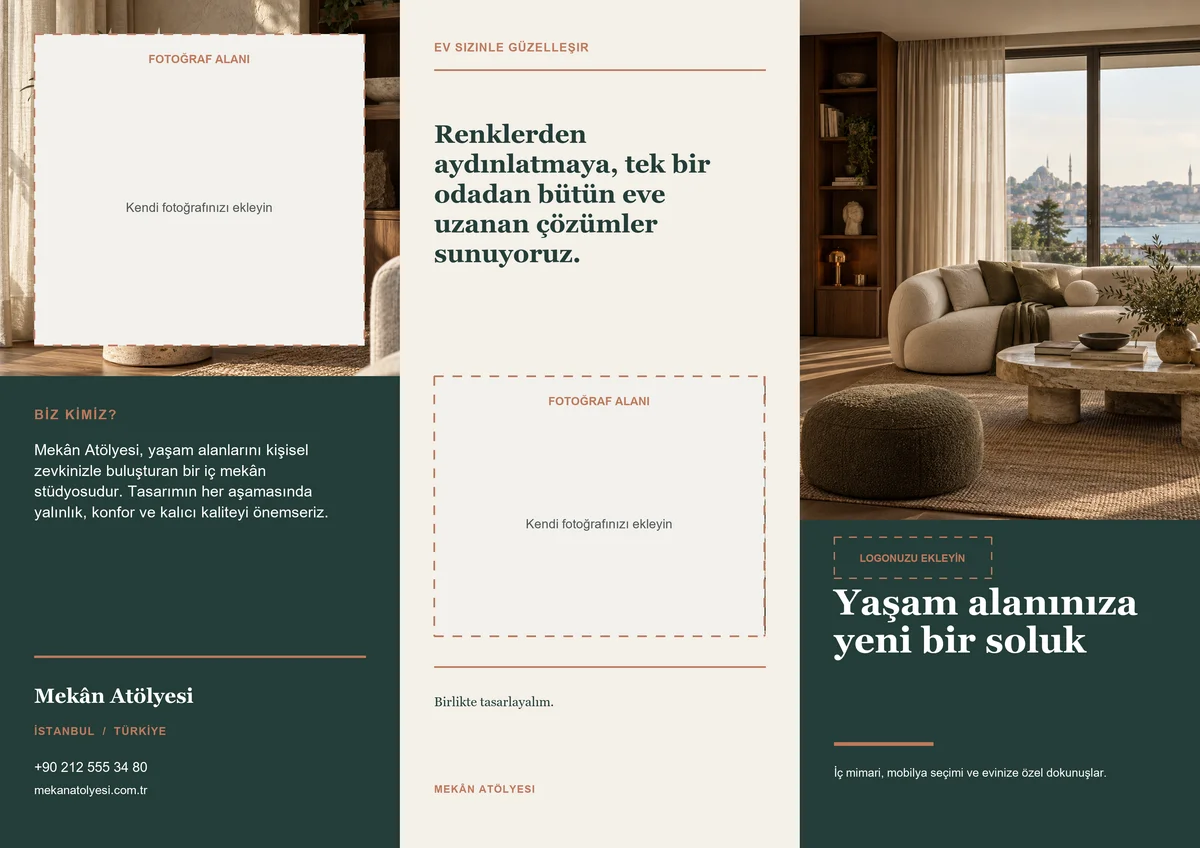 Mekân Atölyesi — ön yüz