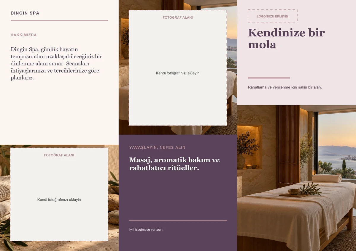 Dingin Spa — ön yüz