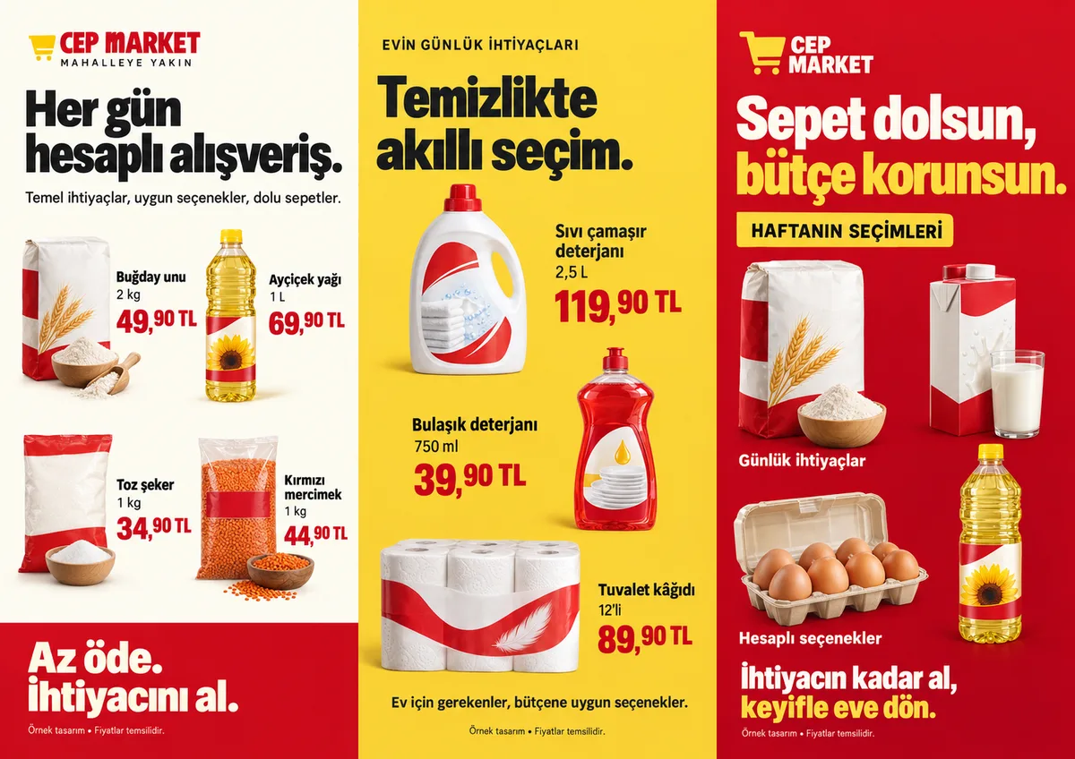 Cep Market — ön yüz