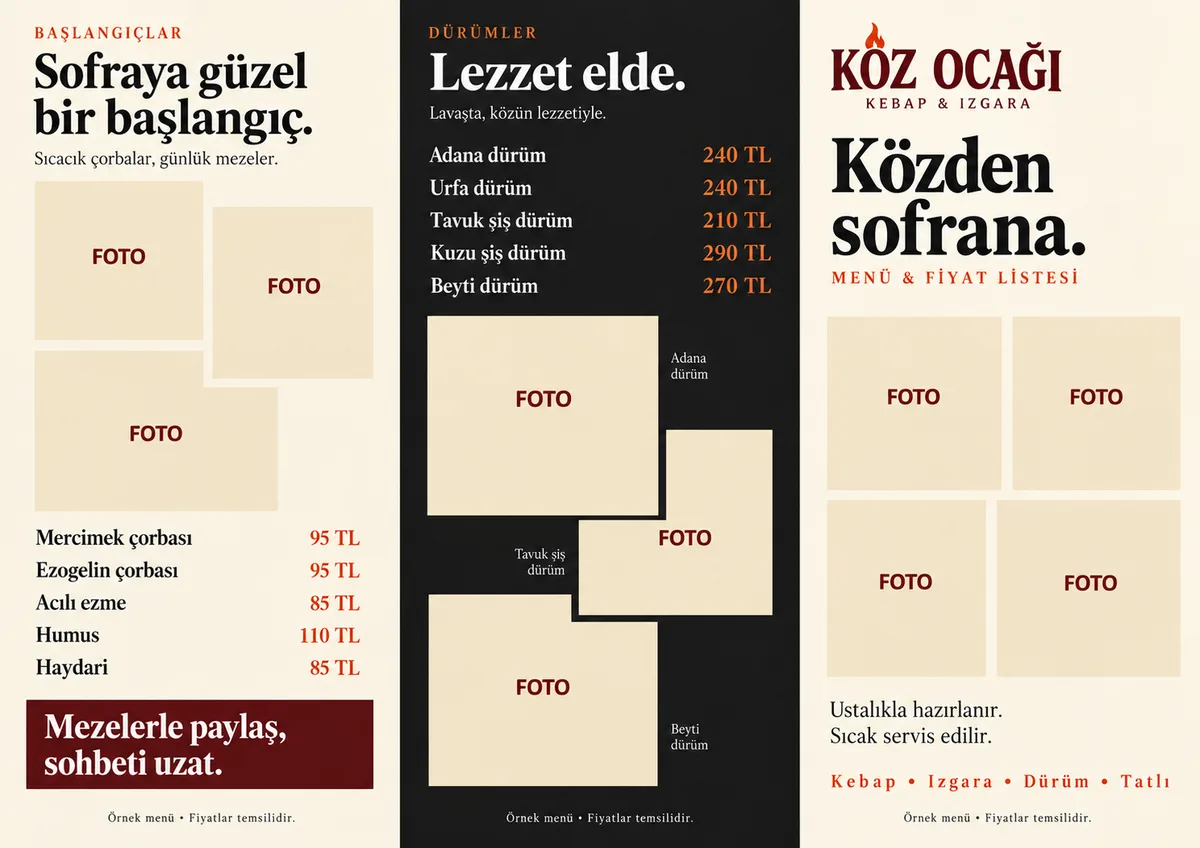 Köz Ocağı (Fotoğraf Kutulu) — ön yüz