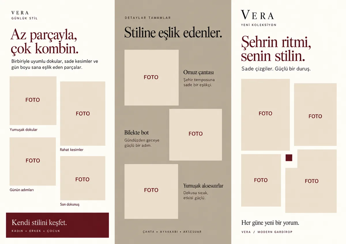 Vera Modern Gardırop (Fotoğraf Kutulu) — ön yüz