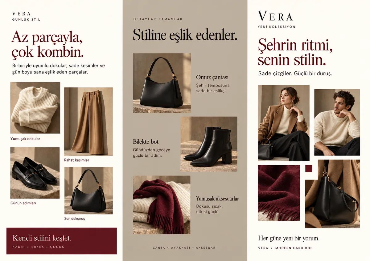 Vera Modern Gardırop — ön yüz