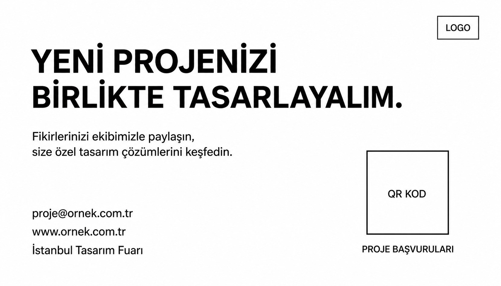 Yeni Projenizi Birlikte Tasarlayalım