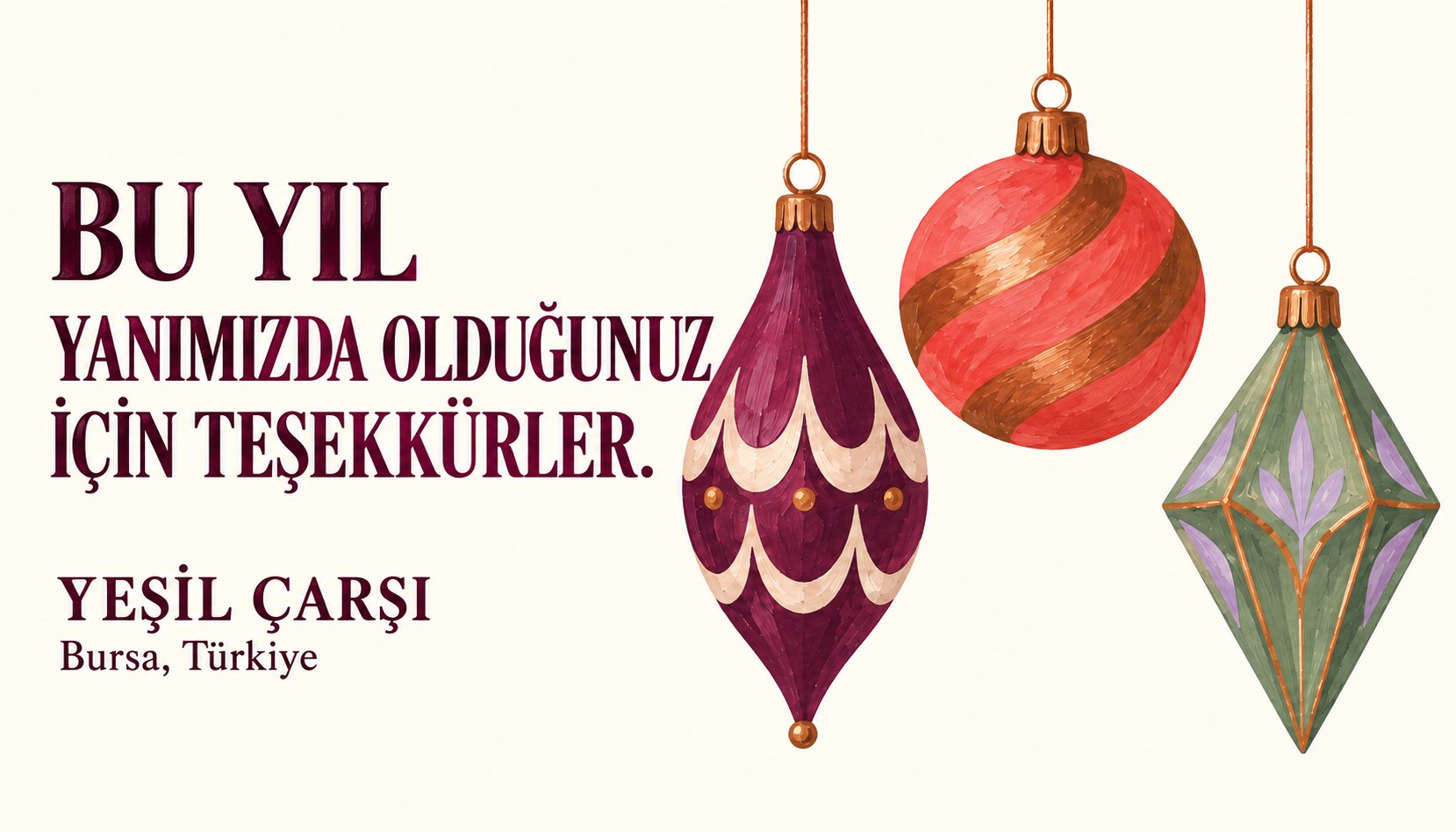 Yesil Carsi Tesekkur