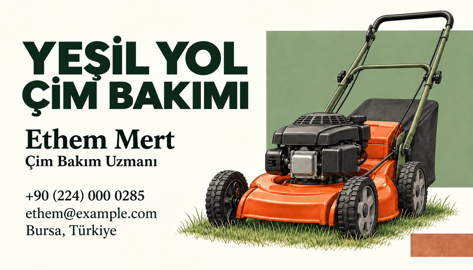 Yesil Yol Cim Bakimi