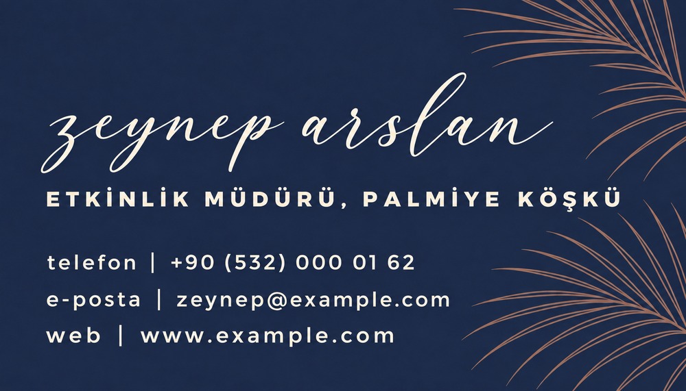 Zeynep Arslan Palmiye Köşkü