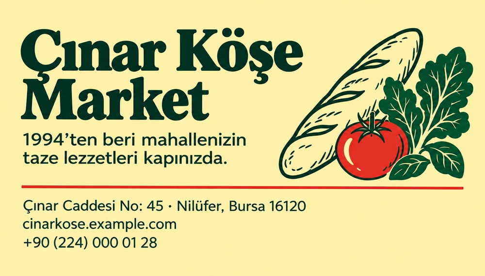 Çınar Köşe Market