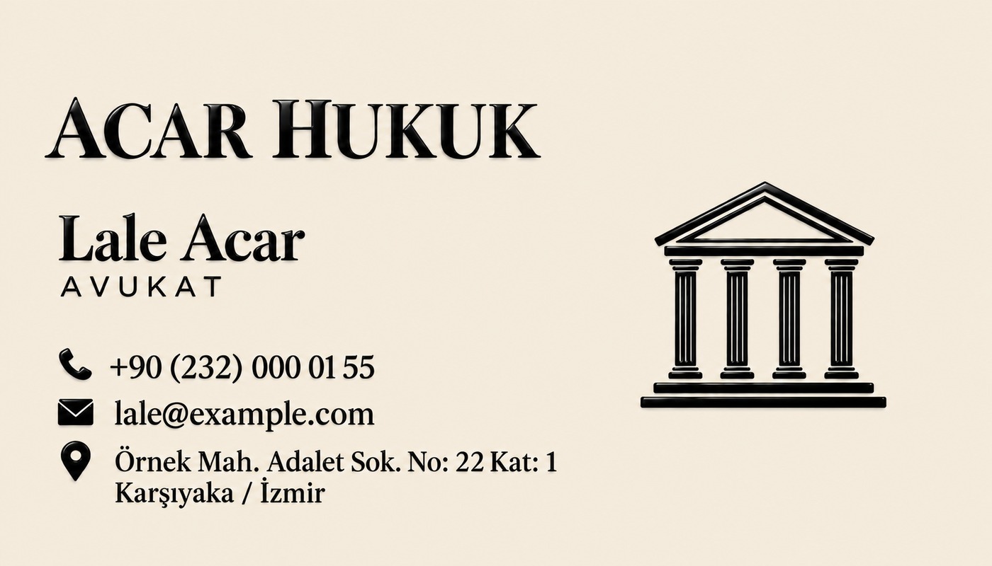 Lale Acar — Acar Hukuk (krem)