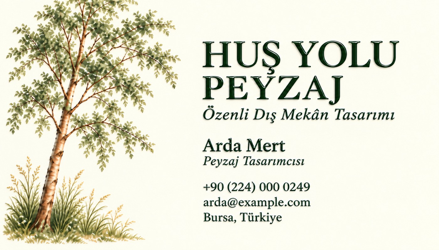 Arda Mert — Huş Yolu Peyzaj