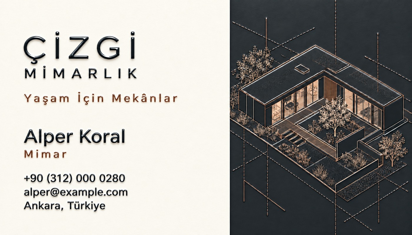 Alper Koral — Çizgi Mimarlık