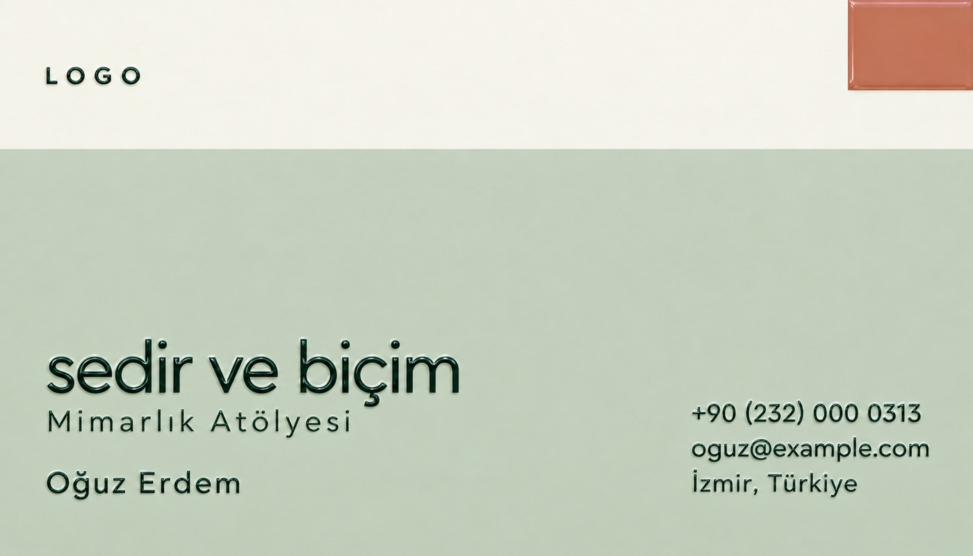 Oğuz Erdem — Sedir ve Biçim