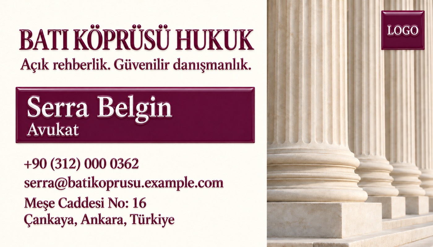 Serra Belgin — Batı Köprüsü Hukuk
