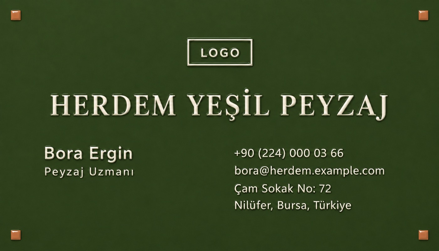Bora Ergin — Herdem Yeşil Peyzaj