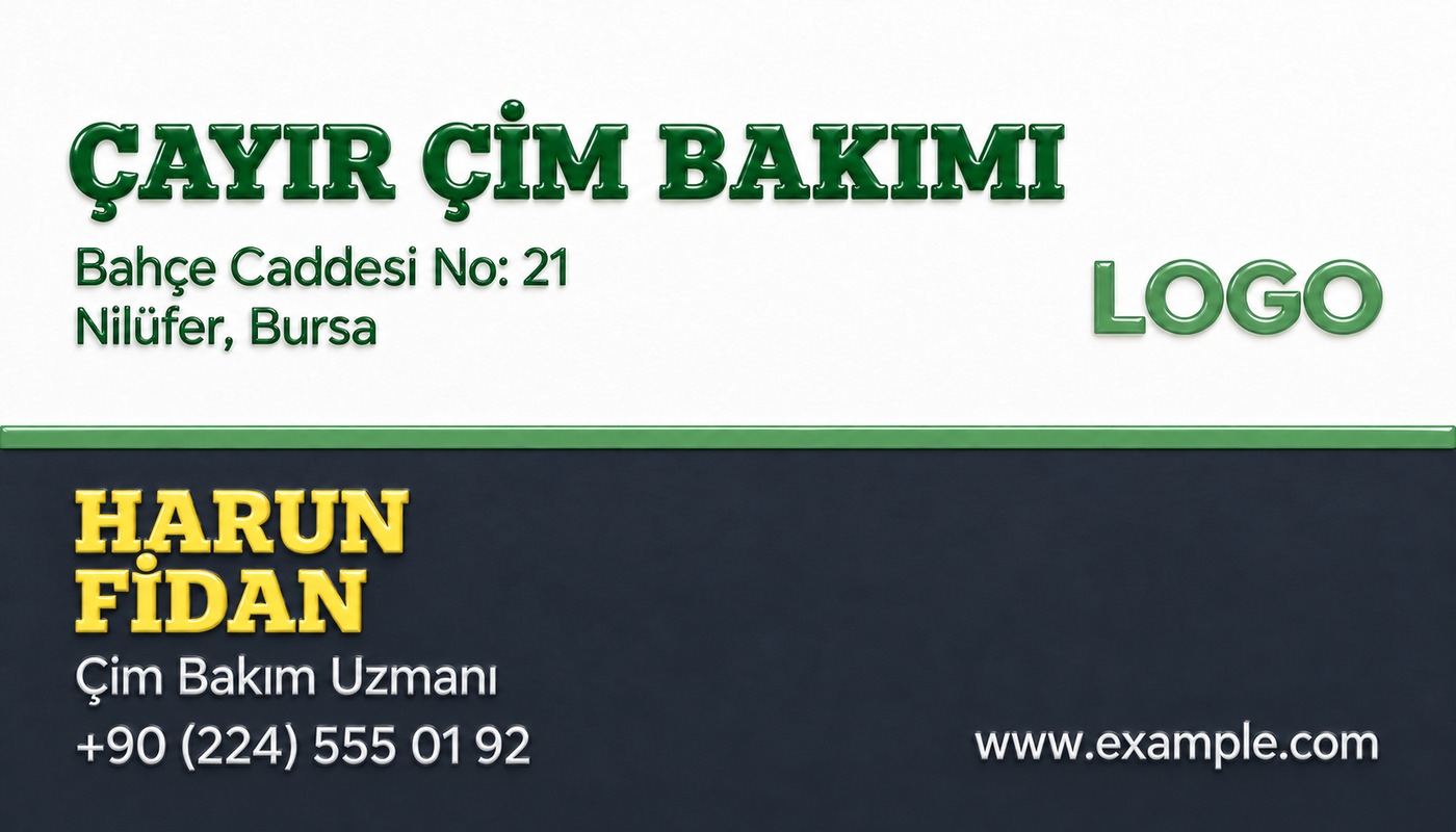 Harun Fidan — Çayır Çim Bakımı