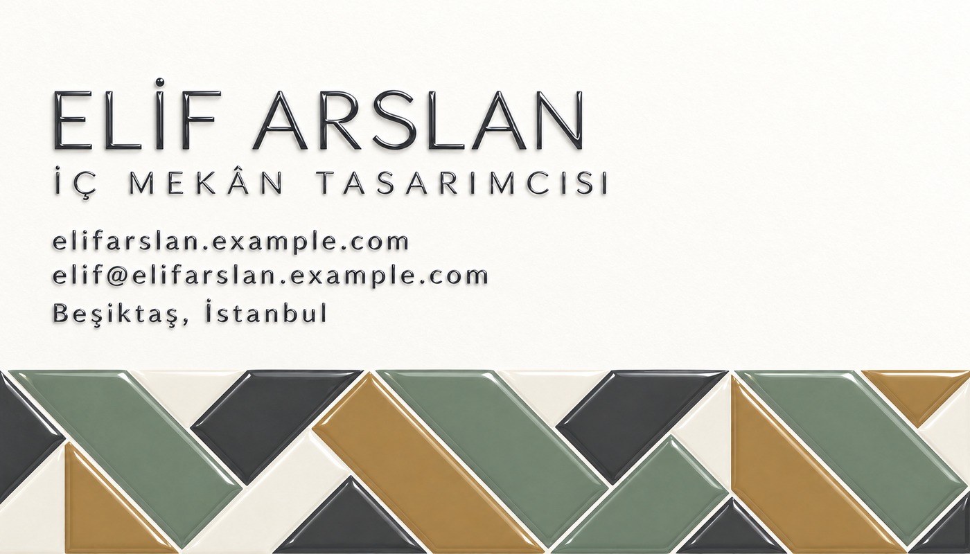 Elif Arslan — İç Mekân Tasarımcısı