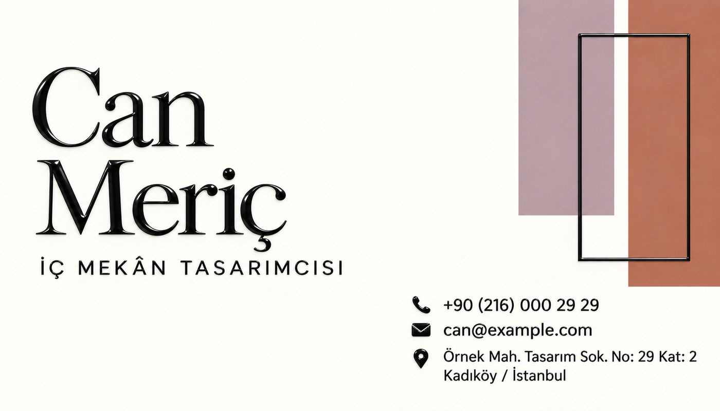 Can Meriç — İç Mekân Tasarımcısı