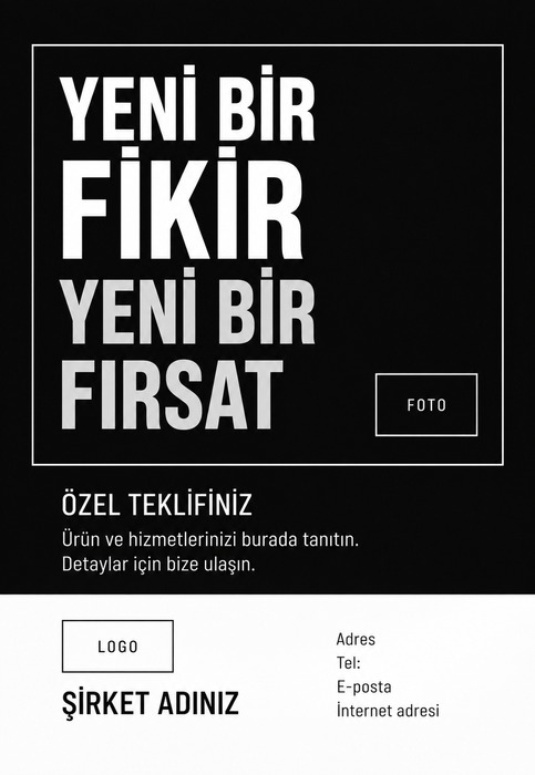Minimal Siyah